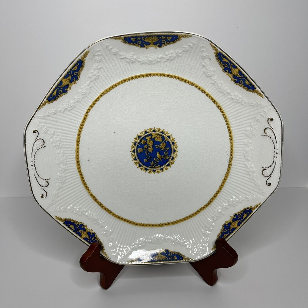 Antique J & G Meakin Dinner Plate Platter‎ England 391413 Crazing